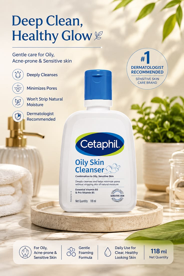 Oily Skin Cleanser 2 pack of 125 ml | combination to oily skin