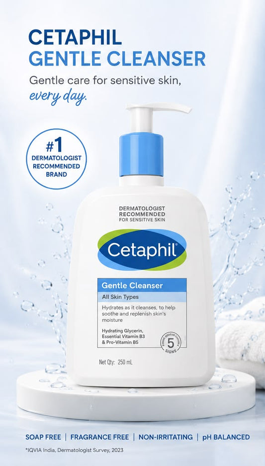Gentle Skin Cleanser 250 ml | For dry to normal, sensitive skin