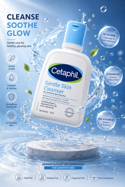 A Gentle Skin Cleanser | 125 ml For dry to normal, sensitive skin