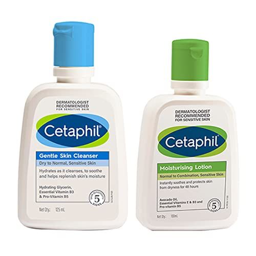 Cetaphil Moisturizing Lotion + Gentle Skin Cleanser, 100 ml
